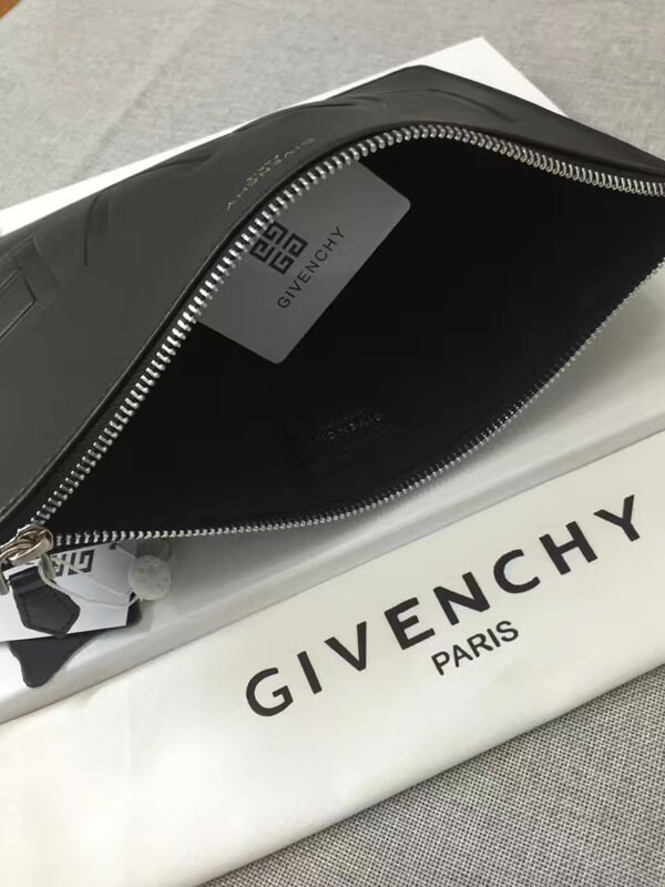 SS17 GIVENCHY ジバンシィスーパーコピー LOVE スターエンボス レザー クラッチ バッグ